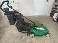 Plug in lawn mower