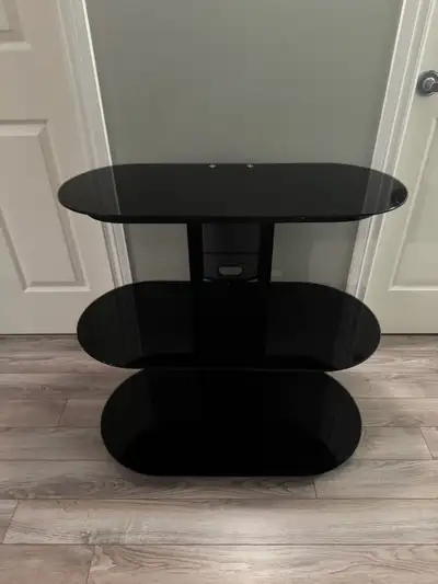 Bello Black Tempered Glass TV Stand, View more