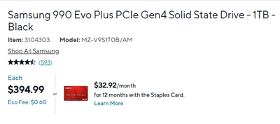 Samsung 990 EVO Plus 1TB SSD BNIB, View more