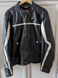 Ducati leather motorcycle jacket by Dainese