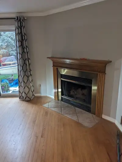 Fireplace and mantel, View more