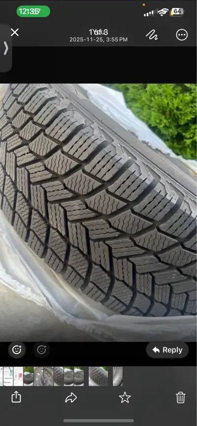 Selling my winter tire set with rims only used for one season, basically brand new. Came off of Toyo...