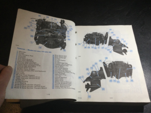 1991 OMC Cobra Stern Drives RGD Manual 3.0L 4.3L 5.0L 5.7L 5.8L in Non-fiction in Parksville / Qualicum Beach - Image 4