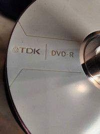 BRAND NEW NEUF JAMAIS UTILISER TDK DVD-R DISCS 4.7GB