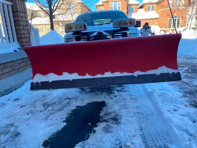 This truck was used to plow my farm driveway. Runs and drives well. Comes with a western snow plow....