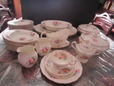 George Jones & Sons JUNETIME crescent bone china, View more