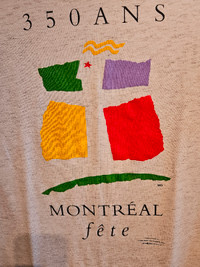 T-shirt vintage Montréal 350 ans