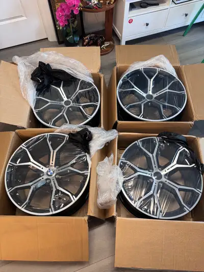 20 INCH 4 Rims 5/112 bolt . One year warranty. Feet BMW from 2018 y to 2025y . That discount price f...