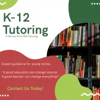 K-12 Tutor & Assignment Help | High Quality | Affordable