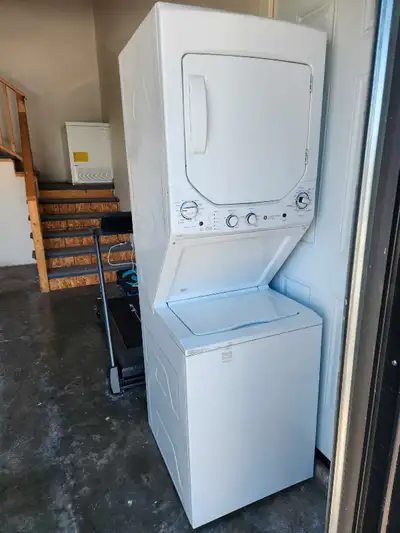 New GE stacked Gas Washer and Dryer, View more
