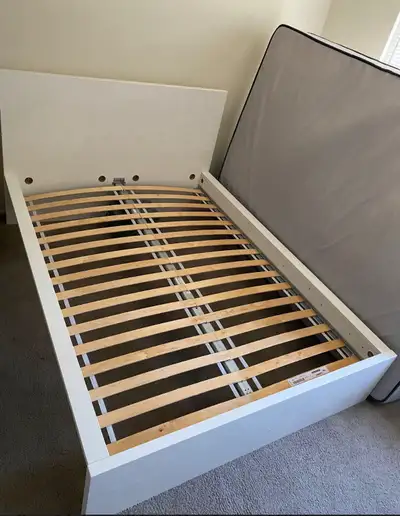 IKEA Full / double bed frame MALM in white , View more