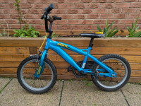 Supercycle Radiate Kids' Bike, 16-in, Blue/Yellow