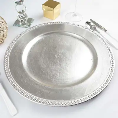 Four New 13 Inch Decorative Charger Plates, View more