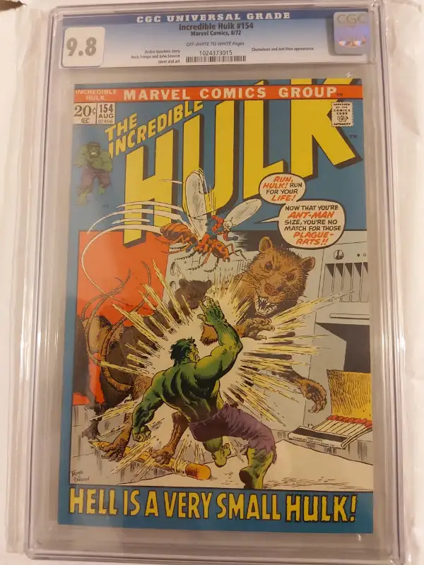 The Incredible Hulk #154 CGC 9.8 in Comics & Graphic Novels in City of Toronto - Image 2