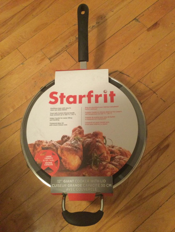 12” (30cm) Giant Cooker/Pan, lid NEW Starfrit Aluminum non-stick dans Vaisselle et articles de cuisine  à Ville de Montréal - Image 2