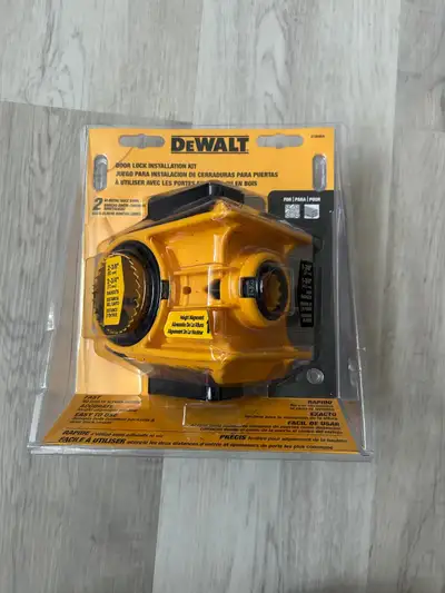 DEWALT DOOR LOCK INSTALLATION KIT, View more