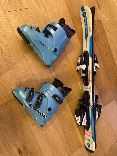 Kid ski and boots - 92 inch, View more