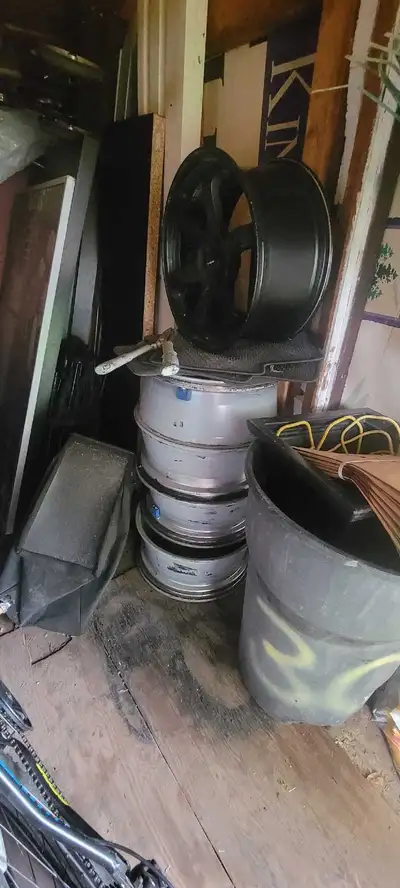 Selling some rims They were on a Nissan coup. No longer have the car, and they are taking up space....