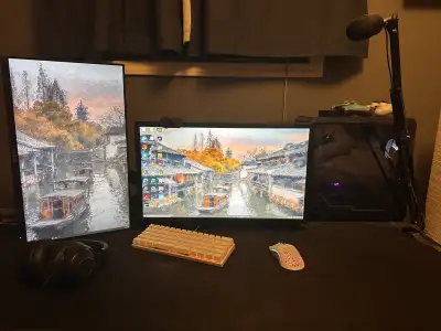 Gaming pc setup, View more