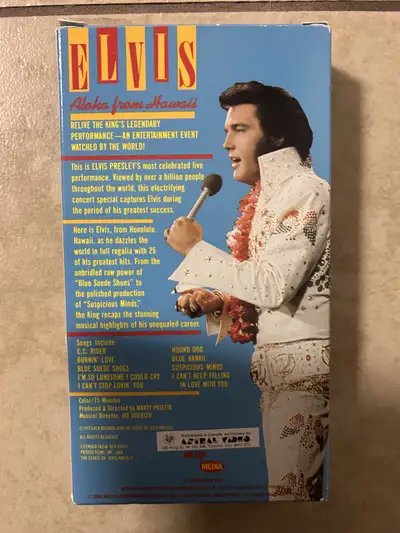 Elvis Aloha From Hawaii VHS, View more