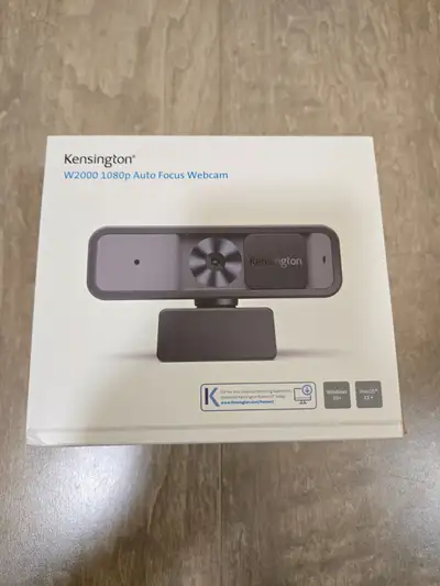 NEW Kensington W2000 1080p Auto Focus Webcam, View more