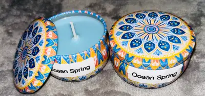 Beautiful homemade scented candles., View more