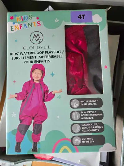 Cloudveil Kids Waterproof Playsuit 4T, View more