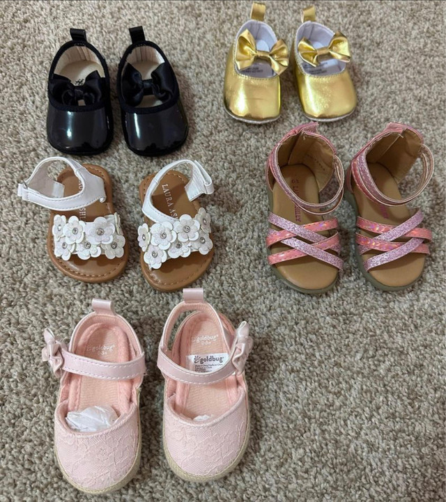 All NEW unworn Baby Girl Shoes size 0-3  in Clothing - 0-3 Months in London - Image 2