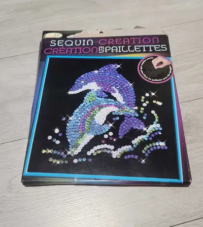 Dolphin Sequin Creations Art , View more