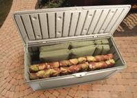 Patio deck storage box/bench-Extra large