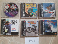 PS1,PS2, PS3 games -- $10 each