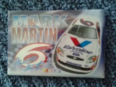 NASCAR RACING MARK MARTIN VALVOLNE OIL FRIDGE/ TOOL BOX MAGNET, View more