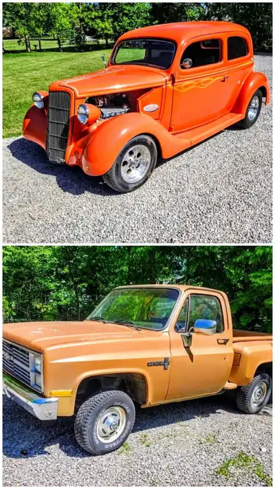 Both of these baby's are sure to make heads turn where ever you take them! 1935 Custom Ford Hotrod w...