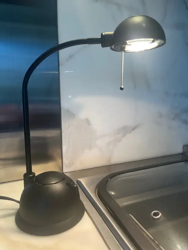 Small Black Halogen Adjustable Desk Lamp in Indoor Lighting & Fans in City of Toronto - Image 5