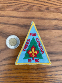 Vintage Trees For Canada 1980 Boy Scouts Patch