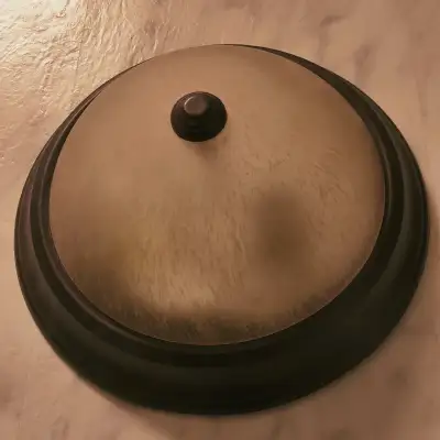 Dome flush mount light 13" round brown 5 1/2" depth, View more