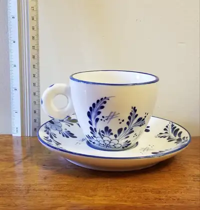 Vintage blue delft decoration from Holland, View more