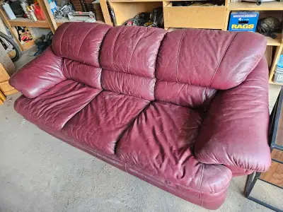 Maroon Couch 