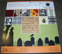 Rare Gothic Vampire Paper Pad ~Martha Stewart