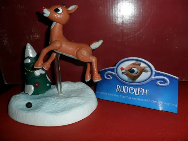 Rudolph Collectibles. Rudolph $40. New condition from smoke/pet63351296535553125