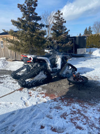 2018 Canam 850 with tracks
