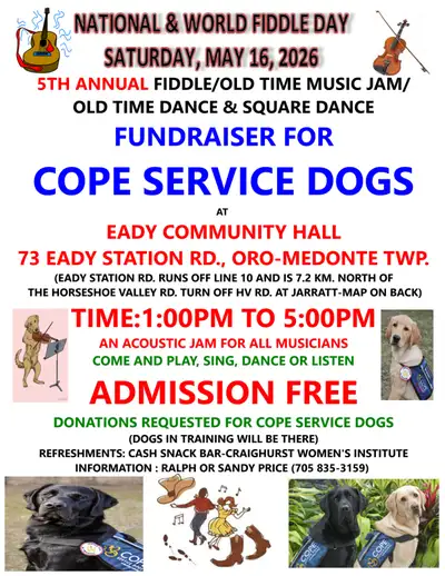 NATIONAL & WORLD FIDDLE DAY, MAY 16, 2026, View more