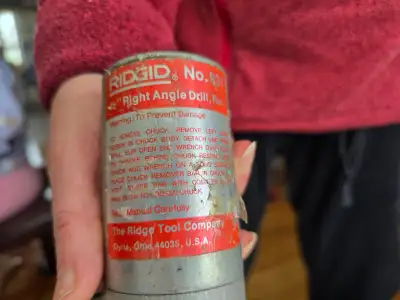 Ridgid right angle drill driver attachment., View more