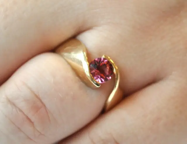 14K GOLD TOURMALINE RING in Jewellery & Watches in Ottawa - Image 2