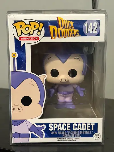 This Funko Pop! Duck Dodgers Space Cadet #142 vinyl figure is in excellent condition, ready to join...