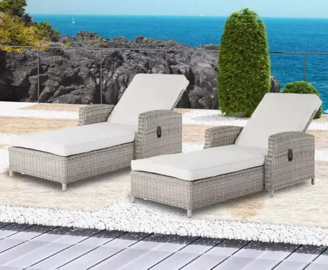 Brand new and not assembled Aviahna Outdoor Chaise Lounge , Cush in Patio & Garden Furniture in Hamilton - Image 3