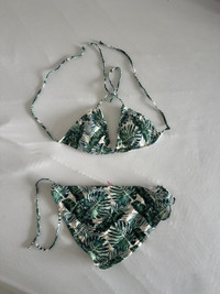 Ardene Forest Print Bikini Swimsuit 
