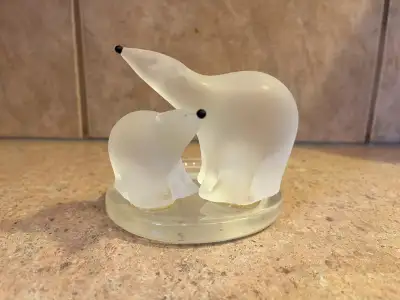 Partylite Polar Bear Glass Candle Holder, View more