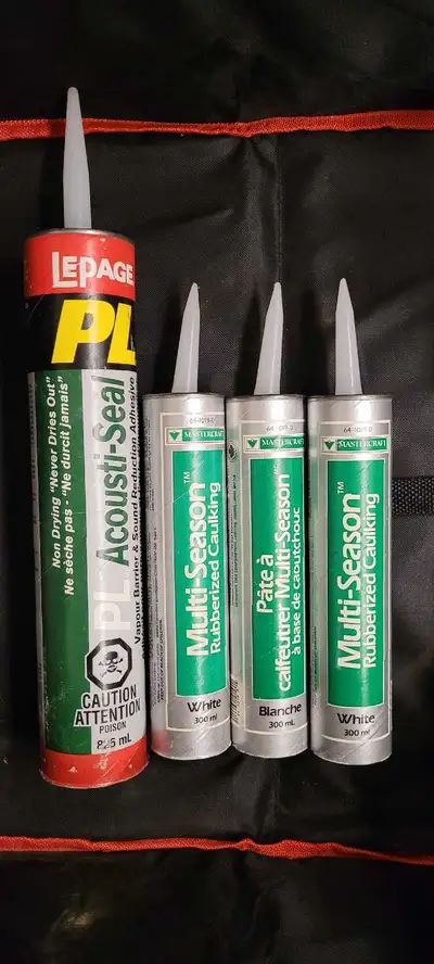 Acousti-Seal and Rubberized Caulking, View more