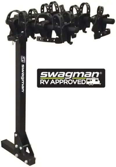SWAGMAN TRAILHEAD 4 BIKE CARRIER RV APPROVED 1 up to 4 Bikes Fits: Class 2 - 1-1/4" & Class 3 - 2" H...